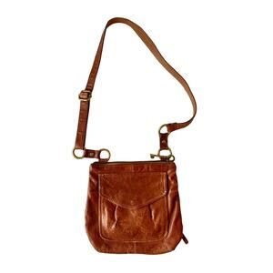 Fossil long live vintage brown Leather crossbody bag